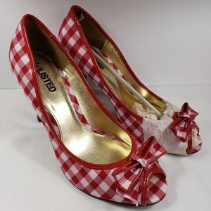 Unlisted by Kenneth Cole Gingham Heels